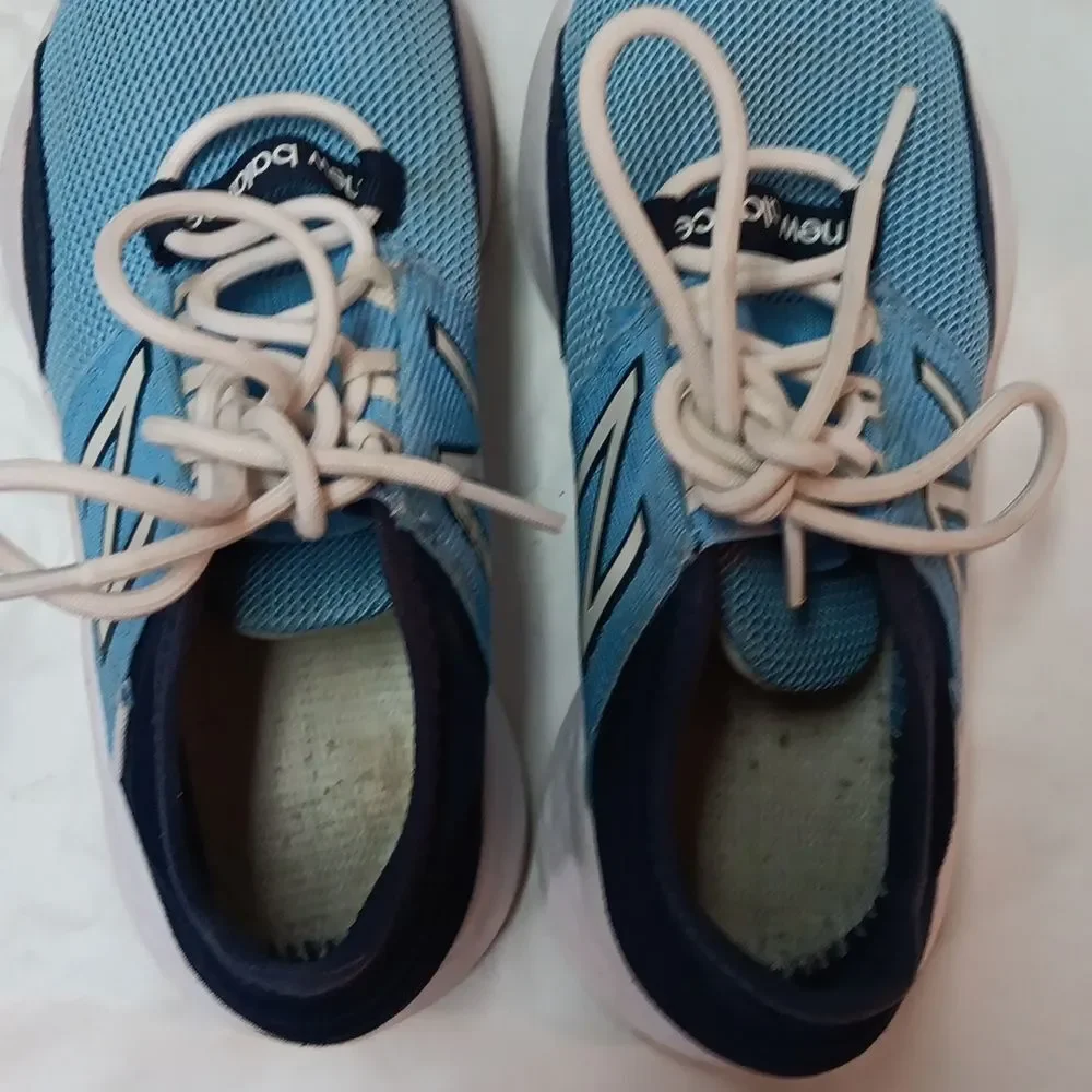New Balance Blue and White Sneakers Kids Size 13